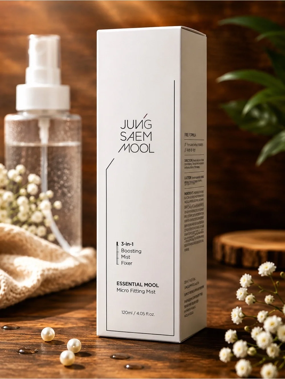 Essential Mool Micro Fitting Mist - White